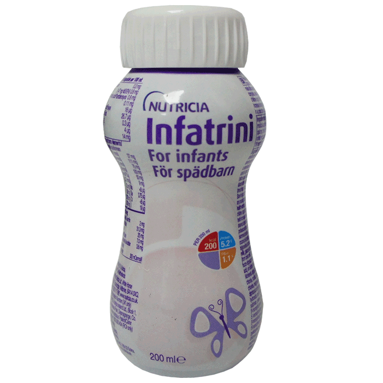 Infatrini voor zuigelingen 200 ml - compleet qua voedingswaarde