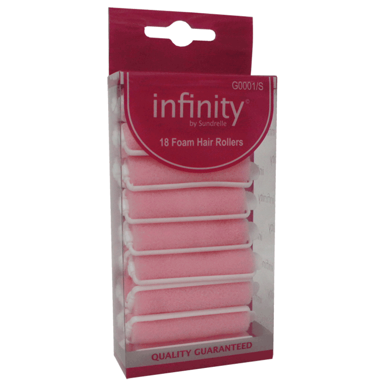 Infinity Self Grip Lockenwickler mit Klettverschluss, 12 Stück, klein