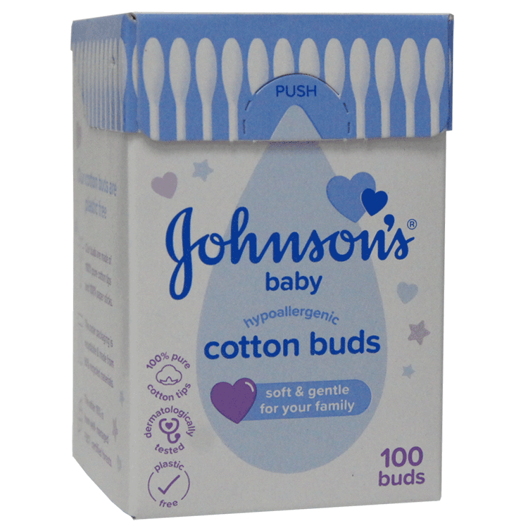 Johnson Baby Cotton ear buds x 100