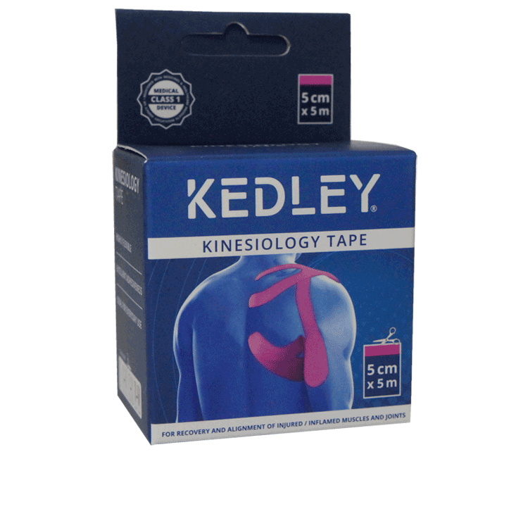 Kedley Kinesiology Tape 5cm x 5m PINK