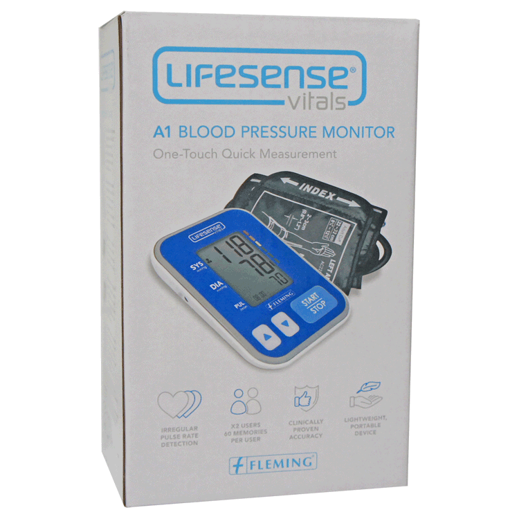 Lifesense Vitals A1 bloeddrukmeter - met kleurgecodeerde resultaten