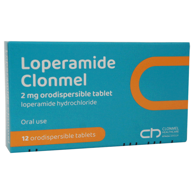 Loperamide  2mg Orodispersible tablets x 12 for diarrhoea