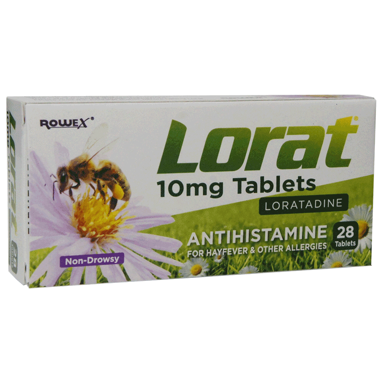 Lorat 10mg Anti-Histamine tablets x 28 ( Loratidine )