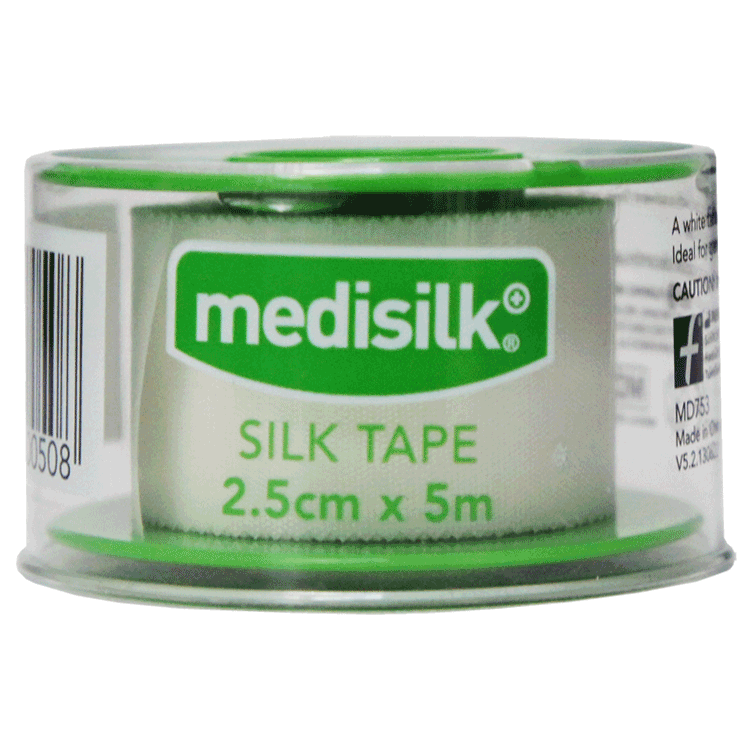 Medisilk Erste-Hilfe-Klebeband, 2,5 cm x 5 m