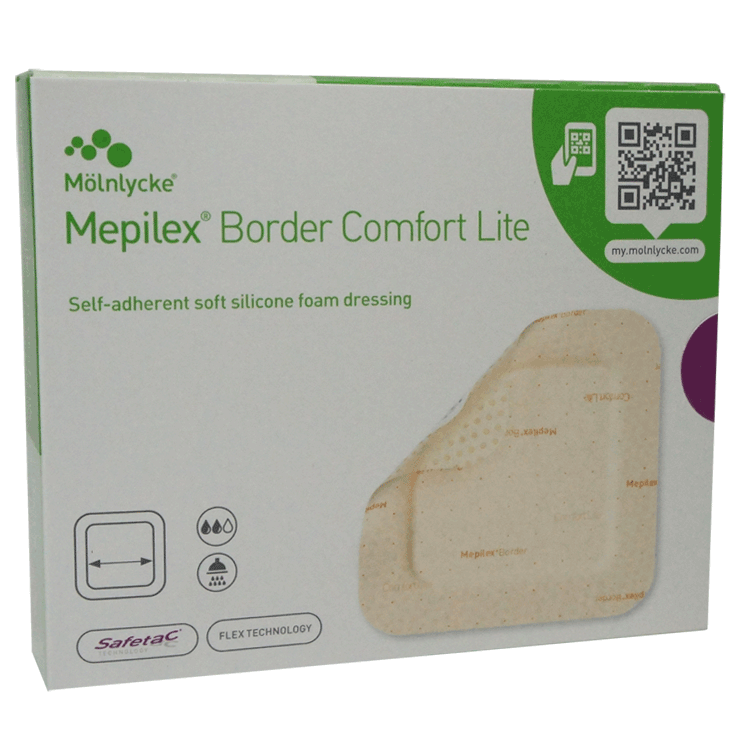Mepilex Border Comfort Lite 10cm x 10cm x 10 dressings 582311