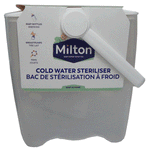Milton Cold Water Steriliser x 1 - For sterilising baby bottles With or Without Milton Tablets