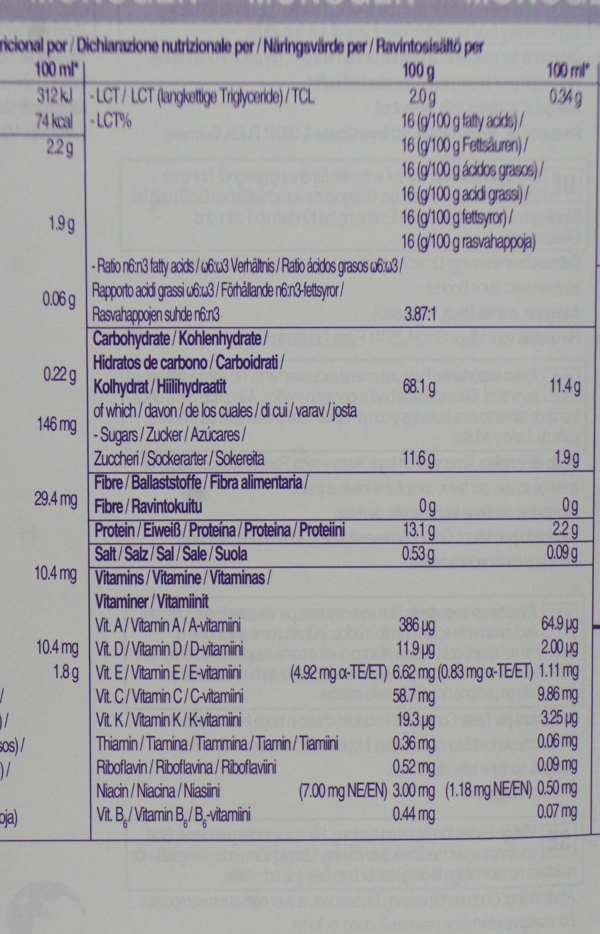 Monogeen 400g van Nutricia