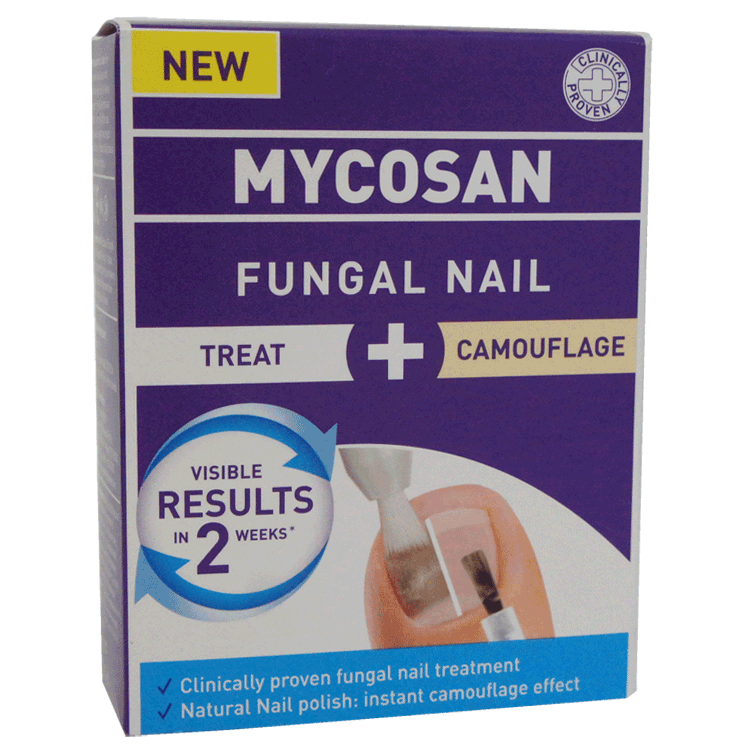 Mycosan Fungal Nail Paint with Camouflage - For treating Nail infections