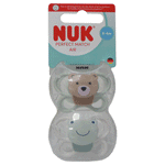 NUK Perfect Match AIR Silicone Soothers x 2 - 3 Sizes: 0-6 months, 6-18 months and 18-36 months