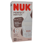 Biberon silicone NUK Perfect Match 150 ml avec tétine 0+ mois - Avec ou sans tétines de rechange