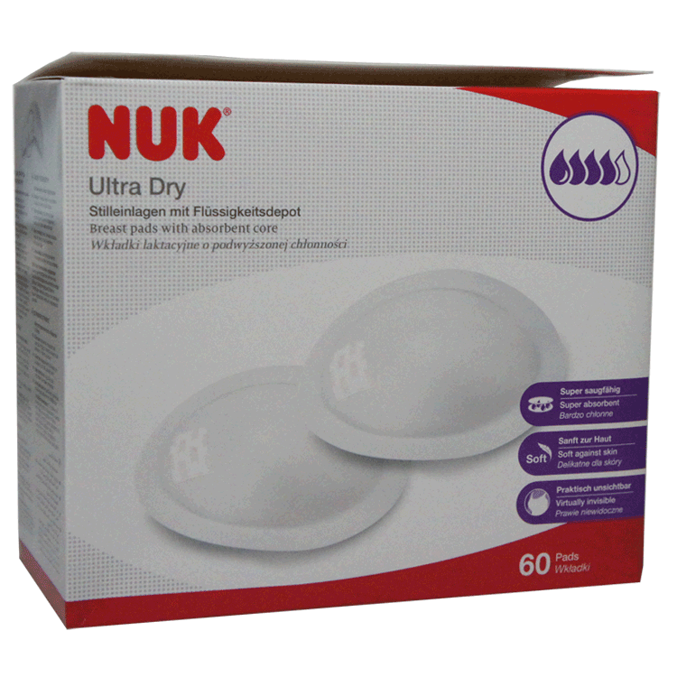 Coussinets d'allaitement NUK Ultra Dry x 60