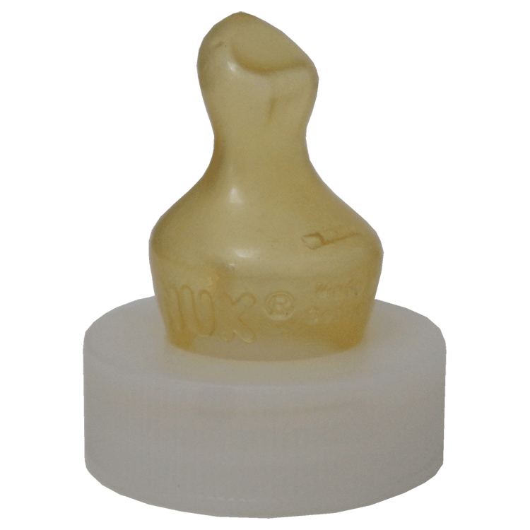 Screw-On Sterile Disposable NUK Teats WHITE Neck Medium Flow x 24 - For HiPP Organic Combiotik First Infant Milk 200ml