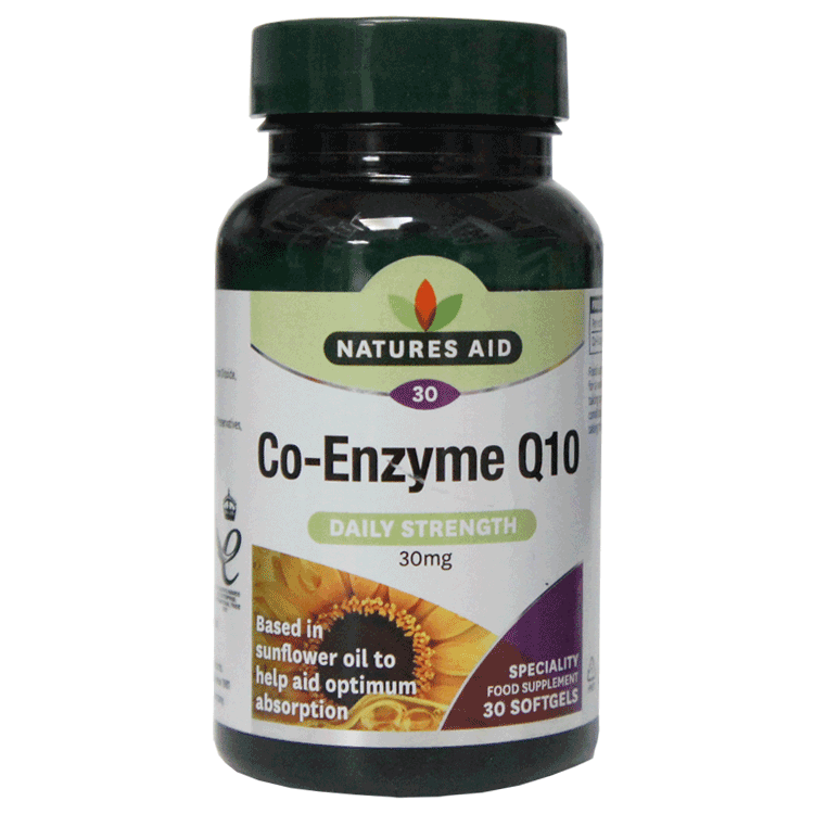 Natures Aid Co-Enzyme Q 30mg x 30 softgels