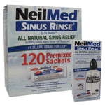 Neilmed Pre-Mixed Sachets  x 120 with or without Sinus Rinse Bottle