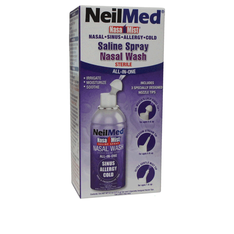 Neilmed Saline Spray Nasal Wash 177g - Sterile