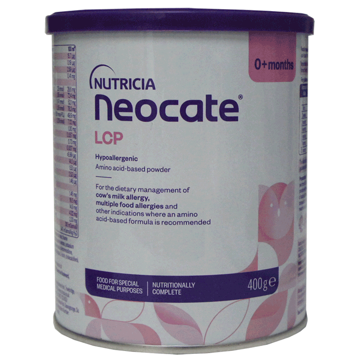Neocate LCP Infant Amino Acid based Formula 400g for Milk and Lactose Intolerant babies