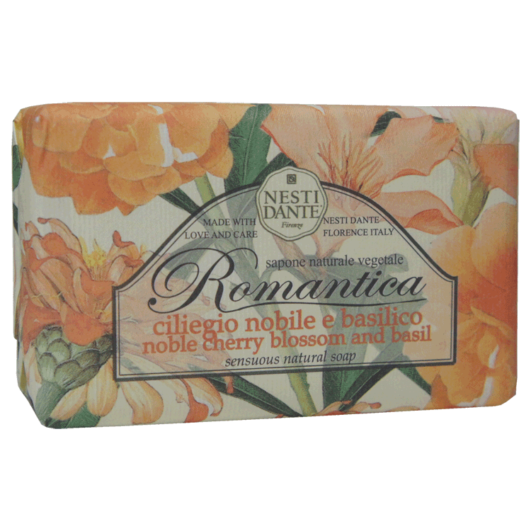 Nesti Dante Romantica Soap 150G Noble Cherry Blossom und Basilikum - aus Italien