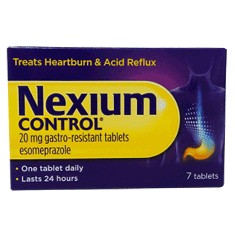 Nexium 20mg gastro-resistant tablets x 7 for acid indigestion and reflux