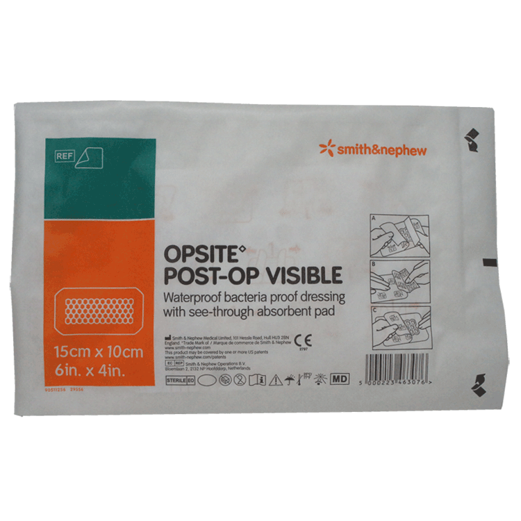 Opsite Post-Op Visible 15cm x 10cm x 3