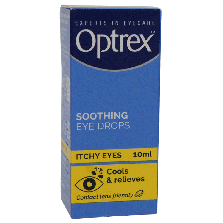 Optrex verzachtende oogdruppels voor jeukende ogen 10 ml - voor dragers van contactlenzen