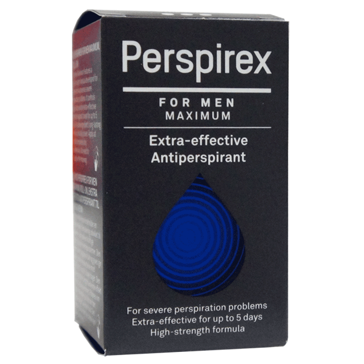 Perspirex Max Roll On Noir 20 ml - Pour la transpiration et les odeurs intenses