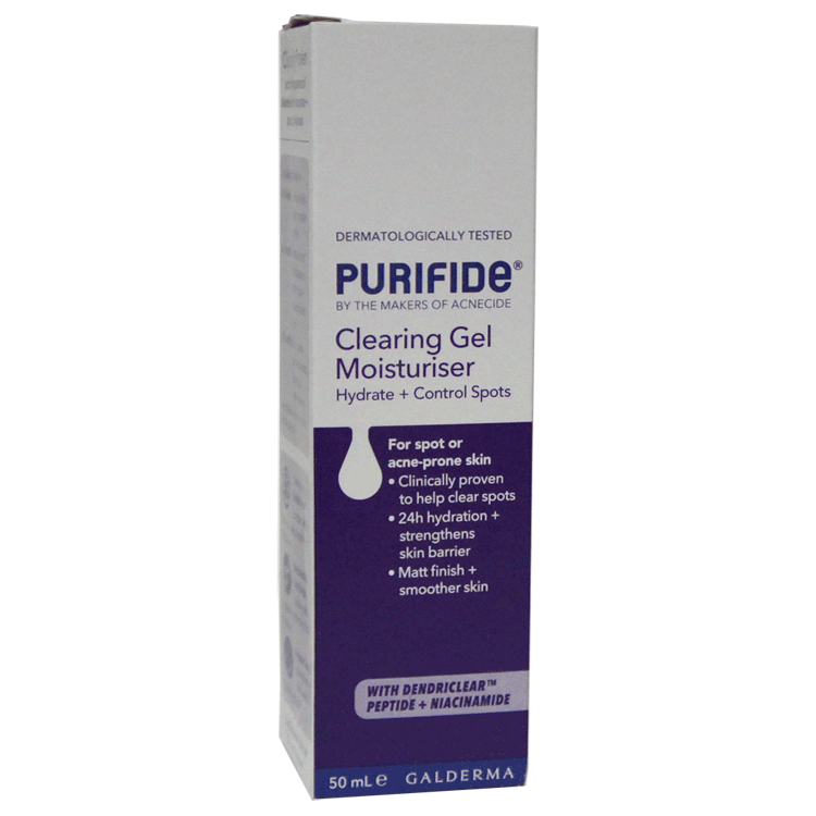Purifide Clearing Gel Moisturiser 50ml - For spot or acne prone skin