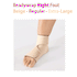 ReadyWrap RIGHT FOOT Verstellbares Kompressionskleidungsstück mit Klettverschlüssen für chronische Ödeme