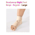 ReadyWrap RIGHT FOOT Verstellbares Kompressionskleidungsstück mit Klettverschlüssen für chronische Ödeme
