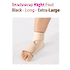 ReadyWrap RIGHT FOOT Verstellbares Kompressionskleidungsstück mit Klettverschlüssen für chronische Ödeme