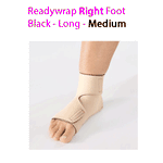 ReadyWrap RIGHT FOOT Verstellbares Kompressionskleidungsstück mit Klettverschlüssen für chronische Ödeme