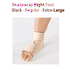 ReadyWrap RIGHT FOOT Verstellbares Kompressionskleidungsstück mit Klettverschlüssen für chronische Ödeme