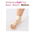ReadyWrap RIGHT FOOT Verstellbares Kompressionskleidungsstück mit Klettverschlüssen für chronische Ödeme