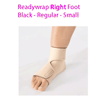 ReadyWrap RIGHT FOOT Verstellbares Kompressionskleidungsstück mit Klettverschlüssen für chronische Ödeme