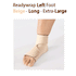 ReadyWrap LEFT FOOT Adjustable Compression Garment with Velcro Straps for Chronic Oedema
