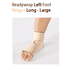 ReadyWrap LEFT FOOT Adjustable Compression Garment with Velcro Straps for Chronic Oedema