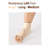 ReadyWrap LEFT FOOT Adjustable Compression Garment with Velcro Straps for Chronic Oedema