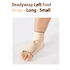ReadyWrap LEFT FOOT Adjustable Compression Garment with Velcro Straps for Chronic Oedema