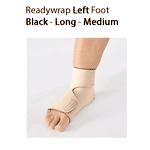 ReadyWrap LEFT FOOT Adjustable Compression Garment with Velcro Straps for Chronic Oedema