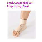 ReadyWrap RIGHT FOOT Verstellbares Kompressionskleidungsstück mit Klettverschlüssen für chronische Ödeme