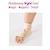 ReadyWrap RIGHT FOOT Verstellbares Kompressionskleidungsstück mit Klettverschlüssen für chronische Ödeme