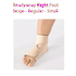 ReadyWrap RIGHT FOOT Verstellbares Kompressionskleidungsstück mit Klettverschlüssen für chronische Ödeme