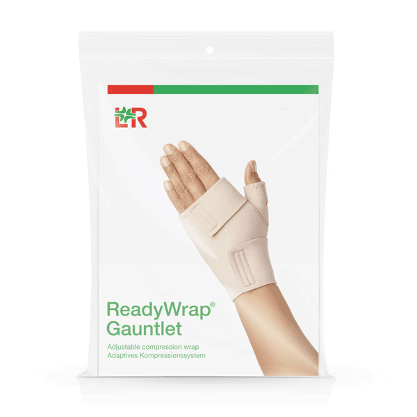 ReadyWrap Gauntlet Adjustable Compression Chronic Oedema - Right / Left Hand - BEIGE