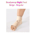ReadyWrap RIGHT FOOT Verstellbares Kompressionskleidungsstück mit Klettverschlüssen für chronische Ödeme
