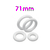 Portia Vaginal Pessary Rings - - For Urinary Incontinence in Women - Free of Oestrogen Generating Phthalates - Latex Free