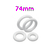 Portia Vaginal Pessary Rings - - For Urinary Incontinence in Women - Free of Oestrogen Generating Phthalates - Latex Free