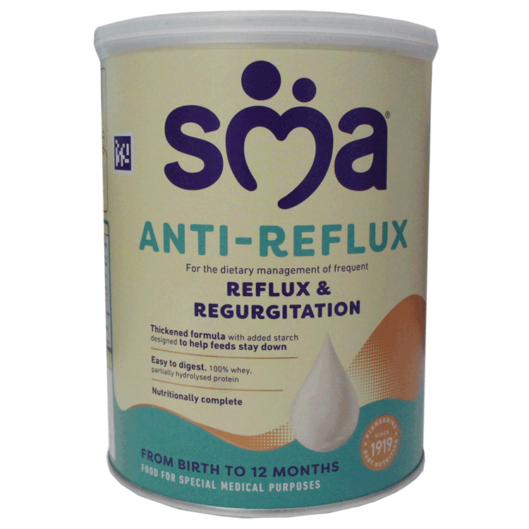 SMA Anti-Reflux-Babynahrung 800 g – von der Geburt bis zum 12. Monat