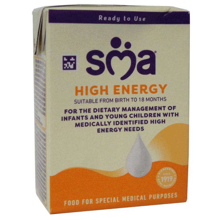 Lait SMA High Energy prêt à l'emploi 200 ml x 12