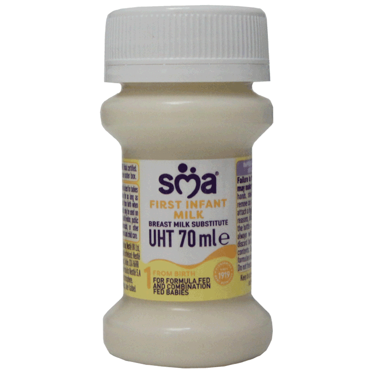 SMA PRO First Ready to Use 70 ml x 32 + steriele steriele spenen x 32 (3 soorten)