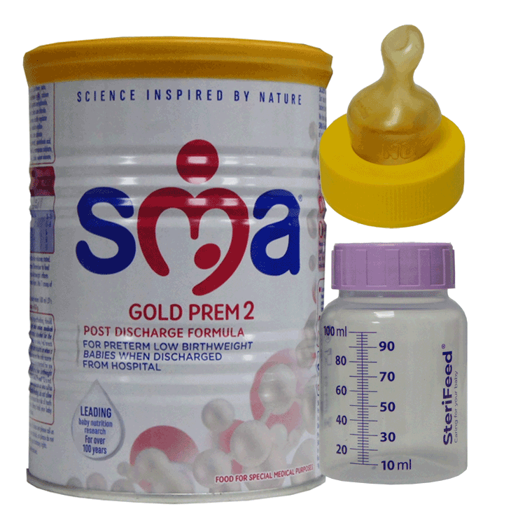 SMA Gold Prem 2 800 g - Säuglingsnahrung nach der Entlassung für Frühgeborene