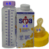 Pack de voyage de lait stérile pour bébé - SMA PRO 1 Premier lait pour bébé 200 ml x 6 (avec 6 biberons stériles et 6 tétines stériles)